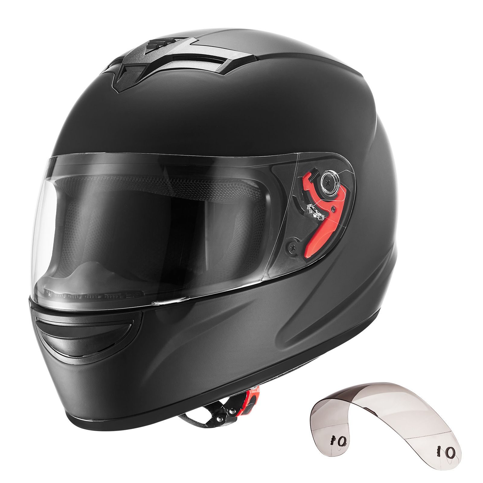 Dual Visor Motorcycle Racing Helmet - 오토바이 헬멧, 풀페이스, 성인용 모토크로스 더트