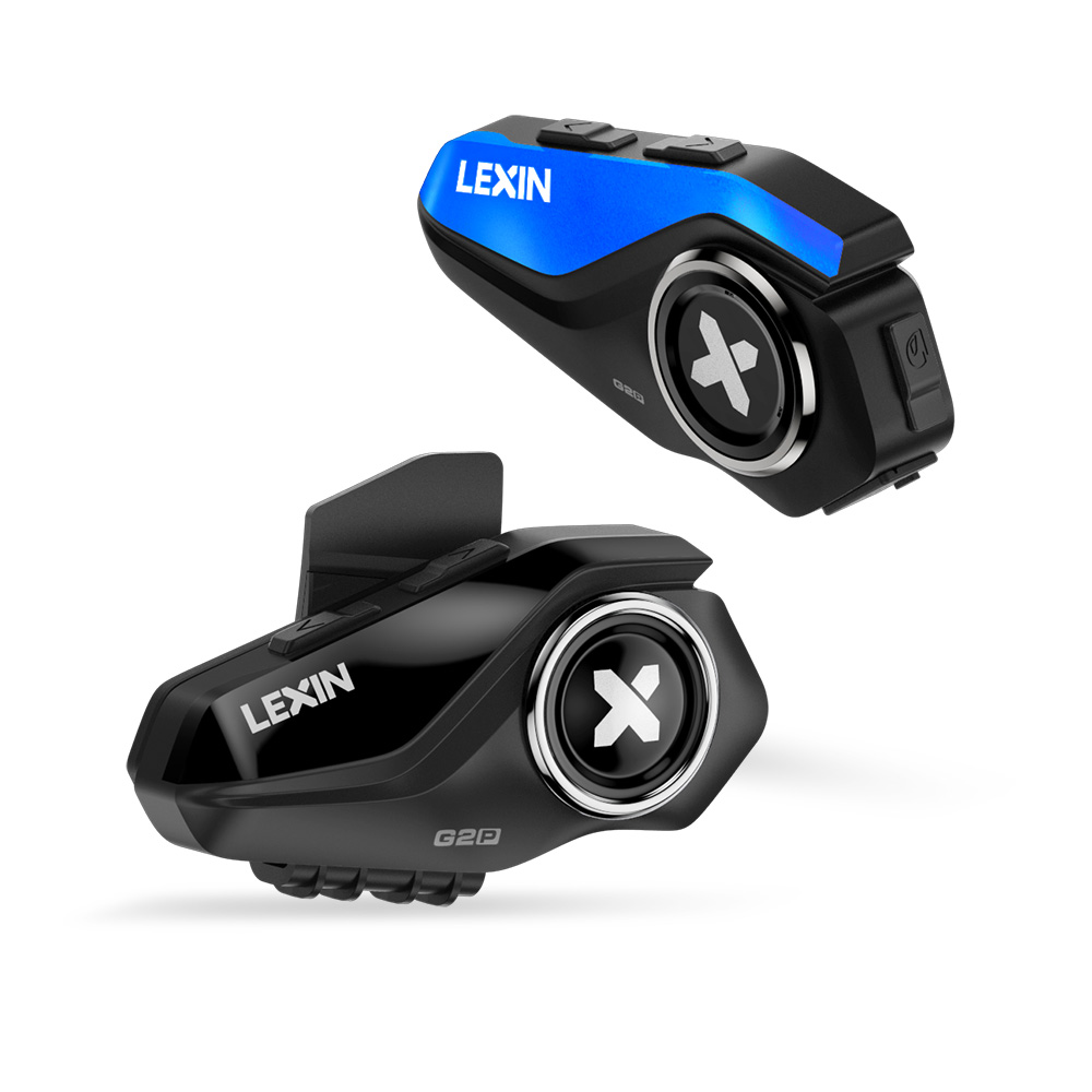 Universal Motorcycle Helmet Intercom Headset - 렉신 G2P 2개 세트 오토바이 헬멧