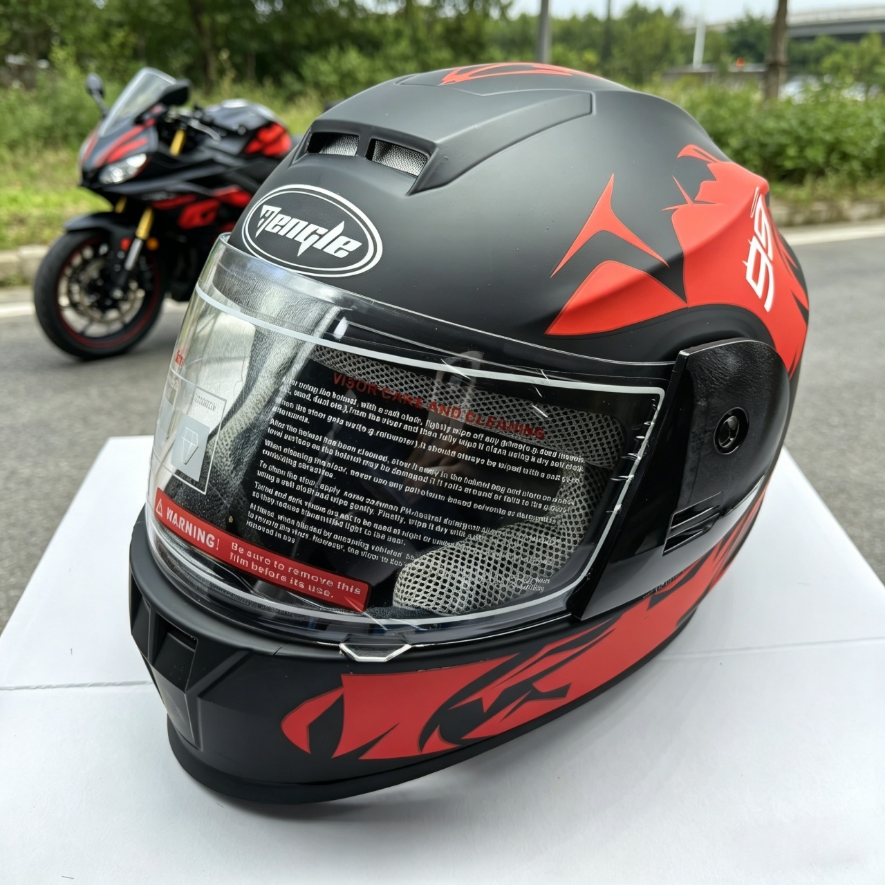 풀페이스 오토바이 헬멧 듀얼 바이저 레이싱 헬멧 안티포 - Dual Visor Motorcycle Racing Helmet 리뷰 및 가격