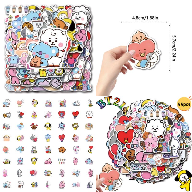 BT 2 1 치미 쿠키 코야 RJ 슈키 망 스티커 고채 - Atv Parts 리뷰 및 가격