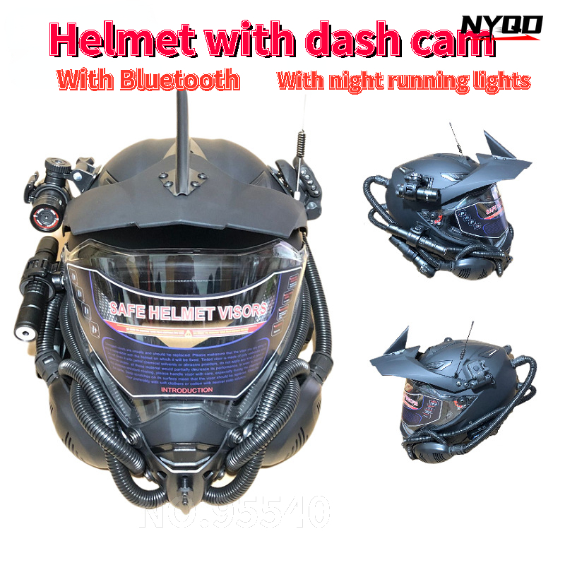 랠리 헬멧 오토바이 헬멧 오프로드 풀 헬멧 블루투스 이 - Full Face Motorcycle Helmet With Bluetooth 리뷰 및 가격