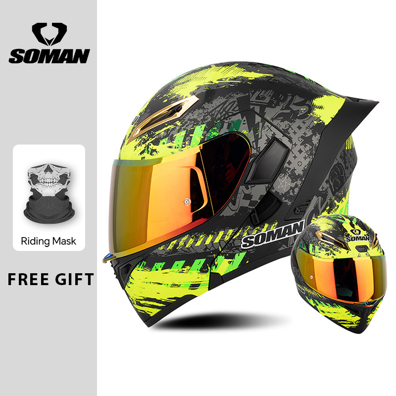 남성용 오토바이 헬멧 DOT 승인 플립업 모토 헬멧 듀 - Modular Flip Up Motorcycle Helmet Dot Approved 리뷰 및 가격