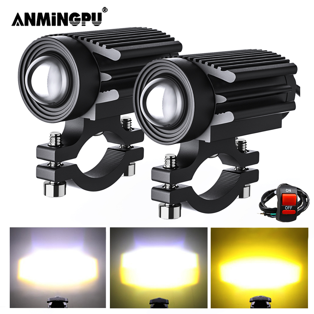 오토바이 LED 라이트, 오토바이 액세서리, 안개 스포 - Universal Motorcycle Led Headlight Projector 리뷰 및 가격