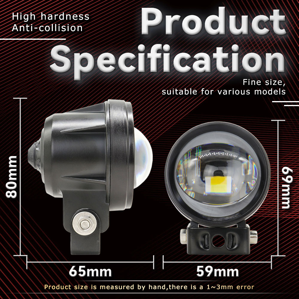 LED 프로젝터 스포트라이트 오토바이 보조 운전 안개등 - Universal Motorcycle Led Headlight Projector 리뷰 및 가격
