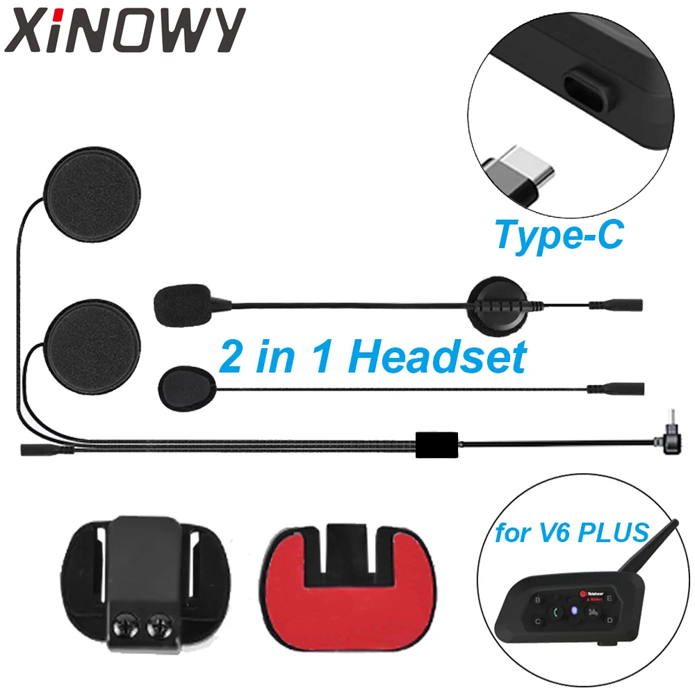 Xinowy V6 PLUS용 C타입 USB-C, 이어폰 - Full Face Motorcycle Helmet With Bluetooth 리뷰 및 가격