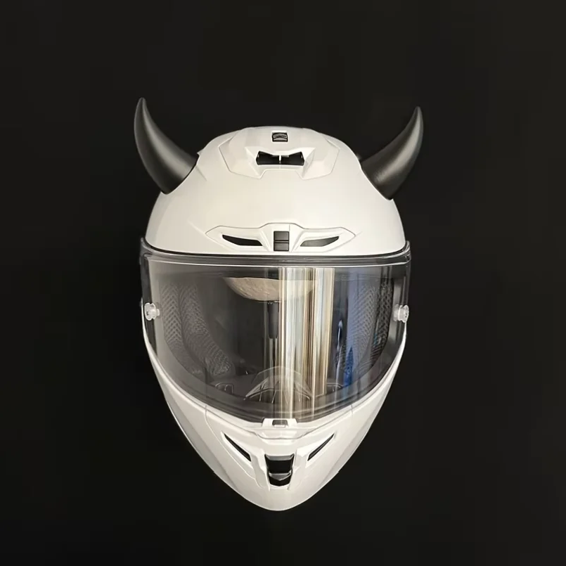 자가 접착식 자동차 탄성 3D 악마 뿔 스티커 범퍼 장 - Motorcycle Helmets 리뷰 및 가격