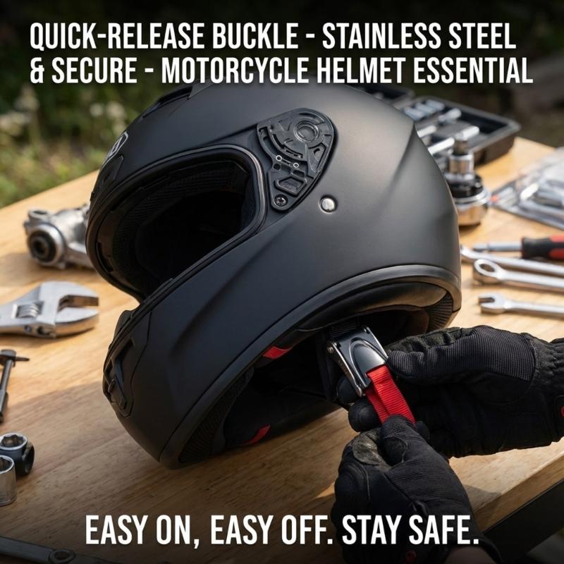 G7NA 스테인리스 ABS 오토바이 헬멧 신속 이탈 7 - Quick Release Buckle Motorcycle Helmet 리뷰 및 가격