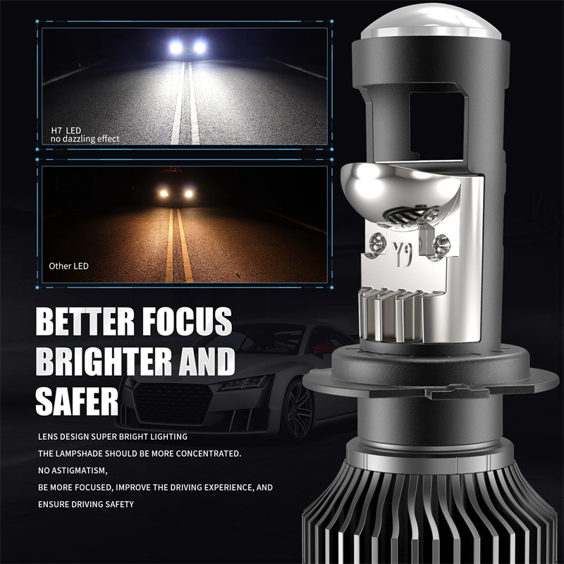 자동차 헤드라이트 미니 렌즈, 미니 LED 프로젝터,  - Universal Motorcycle Led Headlight Projector 리뷰 및 가격