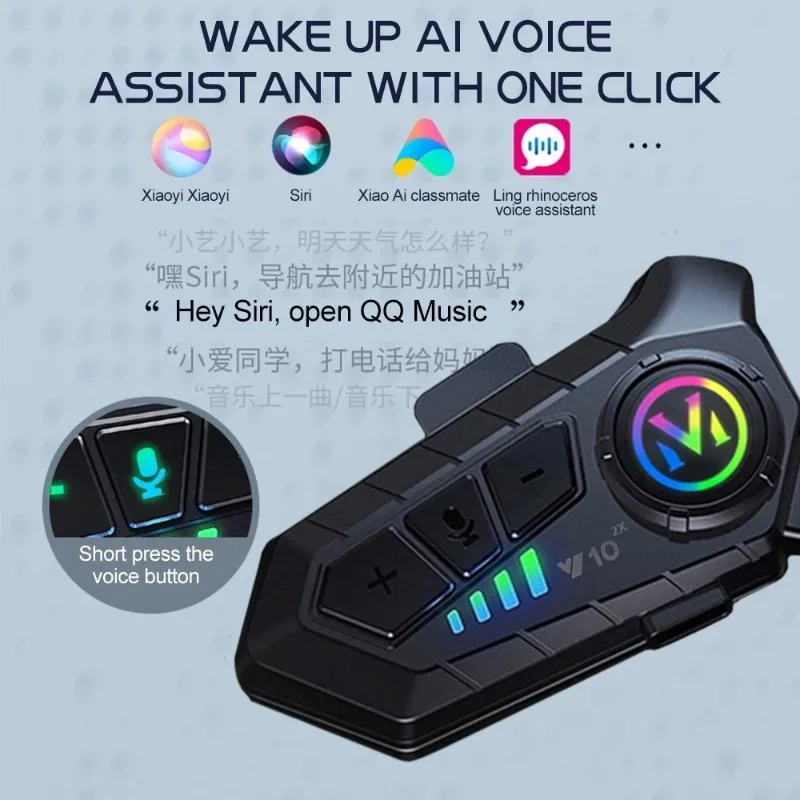 Y10 2X 블루투스 오토바이 헬멧 인터콤, 300M  - Universal Motorcycle Helmet Intercom Headset 리뷰 및 가격