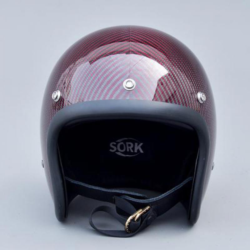 고강도 경량 탄소 섬유 클래식 빈티지 오픈 페이스 헬멧 - Carbon Fiber Lightweight Motorcycle Helmet 리뷰 및 가격