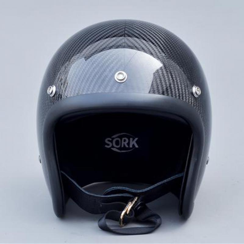 고강도 경량 탄소 섬유 클래식 빈티지 오픈 페이스 헬멧 - Carbon Fiber Lightweight Motorcycle Helmet 리뷰 및 가격