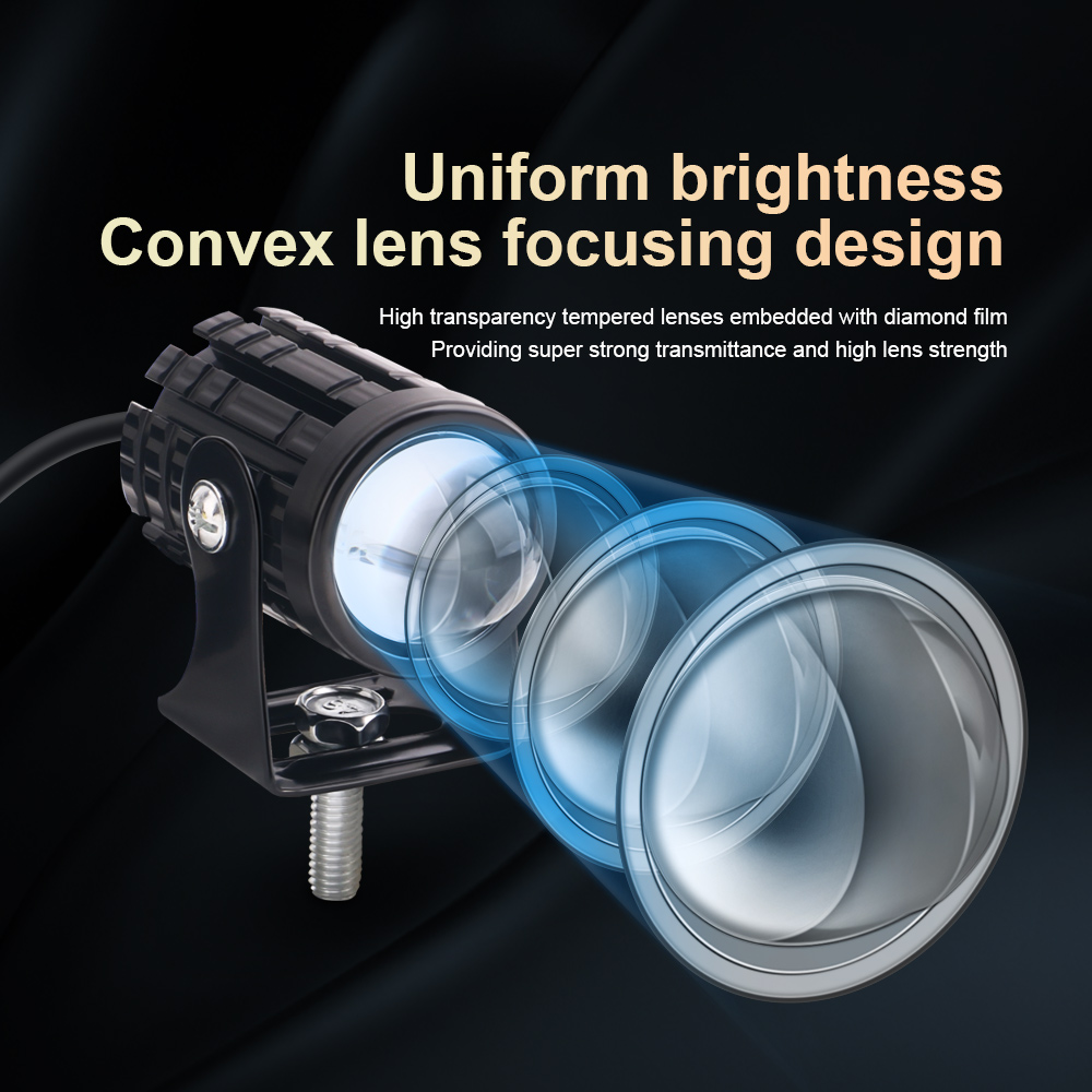 2PCS 범용 오토바이 LED 헤드 라이트 프로젝터 렌 - Universal Motorcycle Led Headlight Projector 리뷰 및 가격