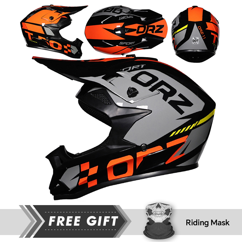 눈 얼굴 보호 오프로드 헬멧, 편안한 통풍 더트 바이크 - Quick Release Buckle Motorcycle Helmet 리뷰 및 가격
