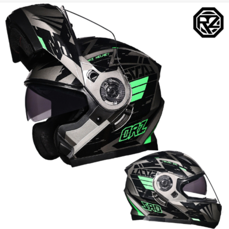 Orz 풀 페이스 듀얼 바이저 오토바이 헬멧, 모토크로 - Dual Visor Motorcycle Racing Helmet 리뷰 및 가격