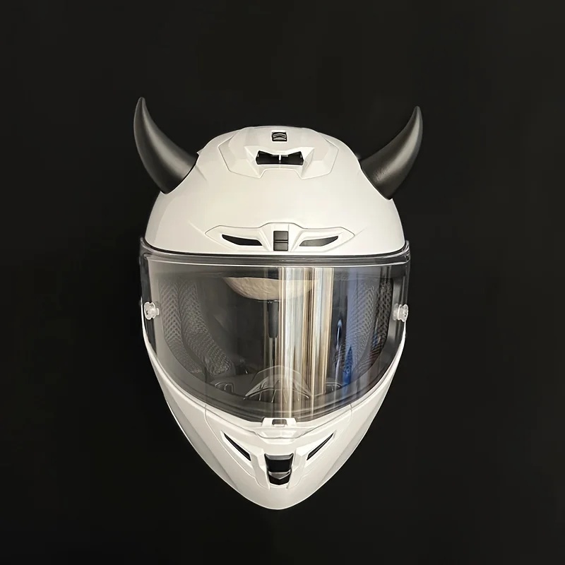 자동차 트럭 탄성 3D 악마 뿔 스티커 범퍼 장식 충돌 - Motorcycle Helmets 리뷰 및 가격